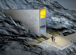 Doomsday Seed Vault in the Arctic