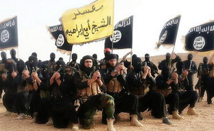ISIS characters ready for chaos.
