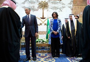 Barack Obama, Salman bin Abdul Aziz, Michelle Obama