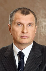 The friendly face of Igor Sechin, Russian oiligarch.