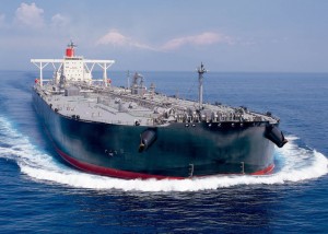 A Very Large Crude Carrier (VLCC) carries oil of to sea for the speculators.