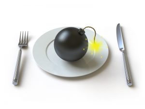 bomb-on-plate